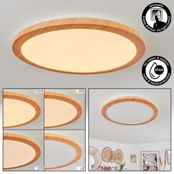 Siguna Ceiling Light LED Wood like finish, 1-light source