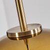 Koyoto Pendant Light glass 25 cm antique brass, 1-light source