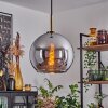 Koyoto Pendant Light glass 25 cm antique brass, 1-light source