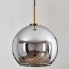 Koyoto Pendant Light glass 25 cm antique brass, 1-light source