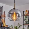 Koyoto Pendant Light glass 25 cm antique brass, 1-light source