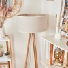 Saladillo Floor Lamp Dark wood, white, 1-light source