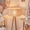 Saladillo Floor Lamp Dark wood, white, 1-light source