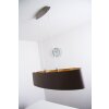 Eglo Maserlo cappuccino hanging light matt nickel, 2-light sources