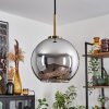 Koyoto Pendant Light glass 20 cm antique brass, 1-light source