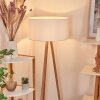 Saladillo Floor Lamp Dark wood, white, 1-light source