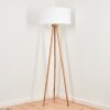 Saladillo Floor Lamp Dark wood, white, 1-light source