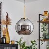 Koyoto Pendant Light glass 15 cm antique brass, 1-light source
