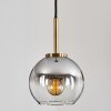 Koyoto Pendant Light glass 15 cm antique brass, 1-light source