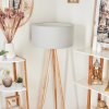 Saladillo Floor Lamp Light wood, white, 1-light source