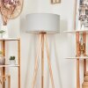 Saladillo Floor Lamp Light wood, white, 1-light source