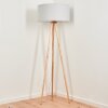 Saladillo Floor Lamp Light wood, white, 1-light source