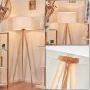 Saladillo Floor Lamp Light wood, white, 1-light source
