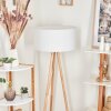 Saladillo Floor Lamp Light wood, white, 1-light source