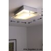 Honsel LAPO ceiling light LED chrome, white