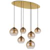 Globo JAMESSA Pendant Light brass, 6-light sources