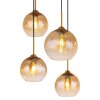 Globo JAMESSA Pendant Light brass, 8-light sources