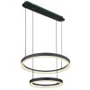 Globo AUGUSTO Pendant Light LED gold, black, 2-light sources, Remote control, Colour changer