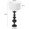 Steinhauer Lyons Table lamp black, 1-light source