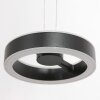 Steinhauer Piola Pendant Light LED black, 6-light sources