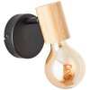 Brilliant Kerry Wall Light Ecru, black, 1-light source