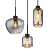 Globo MATT Pendant Light black, 6-light sources