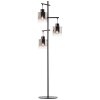 Brilliant Simonis Floor Lamp black, 3-light sources