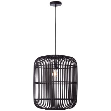 Brilliant Woodrow Pendant Light black, 1-light source
