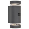 Lutec Focus Outdoor Wall Light anthracite, 2-light sources, Motion sensor