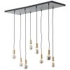 Brilliant Darcia Pendant Light black, 8-light sources
