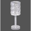 Leuchten-Direkt KRISTALA Table lamp transparent, clear, 1-light source
