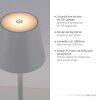 Leuchten-Direkt EURIA Table lamp LED white, 1-light source