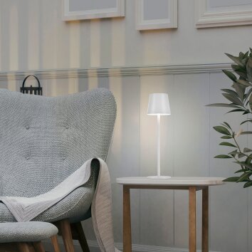 Leuchten-Direkt EURIA Table lamp LED white, 1-light source