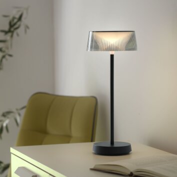 Leuchten-Direkt DORA Table lamp LED black, 1-light source