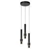 Lucide MARGARY Pendant Light LED black, 3-light sources