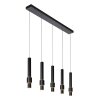 Lucide MARGARY Pendant Light LED black, 5-light sources