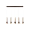 Lucide MARGARY Pendant Light LED Mocha, 5-light sources