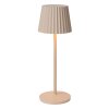 Lucide JUSTINE Table lamp LED beige, 1-light source