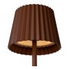 Lucide JUSTINE Table lamp LED rust-coloured, 1-light source