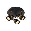 Lucide TUNDRAN Ceiling Light black, 3-light sources
