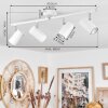 Javel Ceiling Light white, 4-light sources
