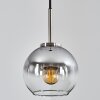 Koyoto Pendant Light glass 15 cm black, silver, 1-light source