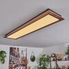 Salmi Ceiling Light LED Wood like finish, 1-light source, Remote control