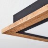 Salmi Ceiling Light LED Wood like finish, 1-light source, Remote control