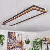 Salmi Ceiling Light LED Wood like finish, 1-light source, Remote control