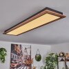 Salmi Ceiling Light LED Wood like finish, 1-light source, Remote control