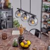 Koyoto Pendant Light glass 15 cm Smoke-coloured, 3-light sources