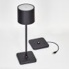 Cajas Table lamp LED black, 1-light source