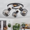 Lexington Ceiling Light black, 3-light sources