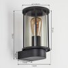Sumalao Outdoor Wall Light black, 1-light source